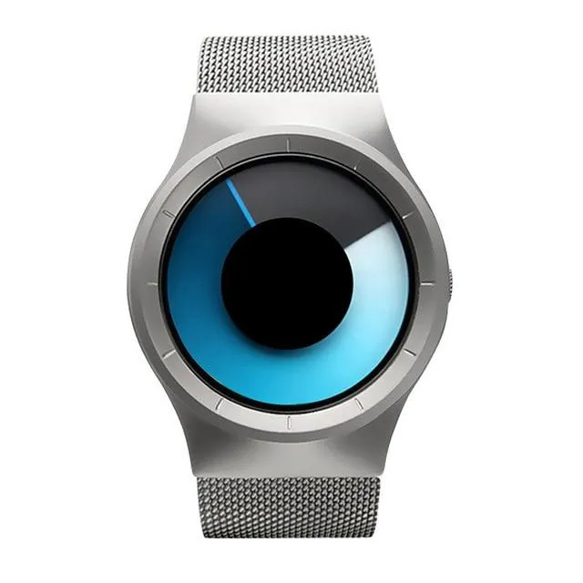 MROYALE™ Men's Minimalist Mesh Stainless Steel Band Fashion Quartz Watch