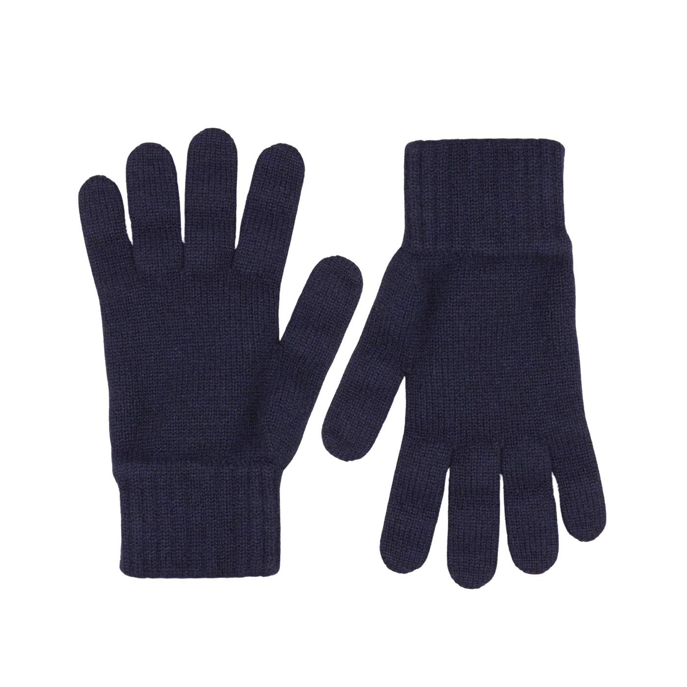 Navy Blue Pure Cashmere Gloves