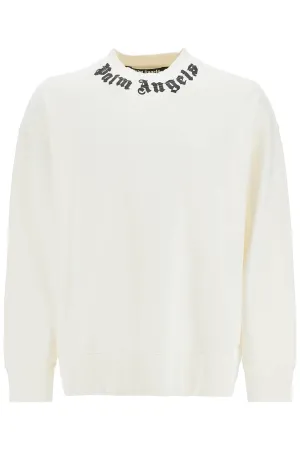 PALM ANGELS crewneck sweatshirt with logo