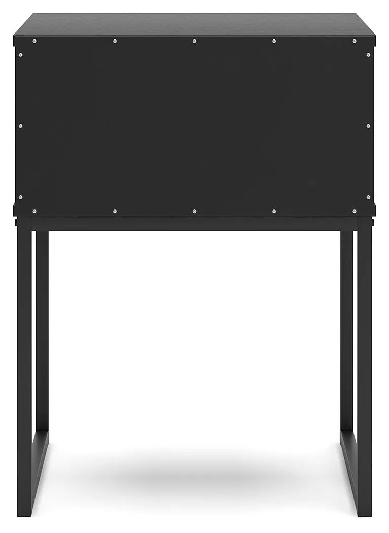 Socalle Twin Platform Bed with Dresser, Chest and 2 Nightstands in Black