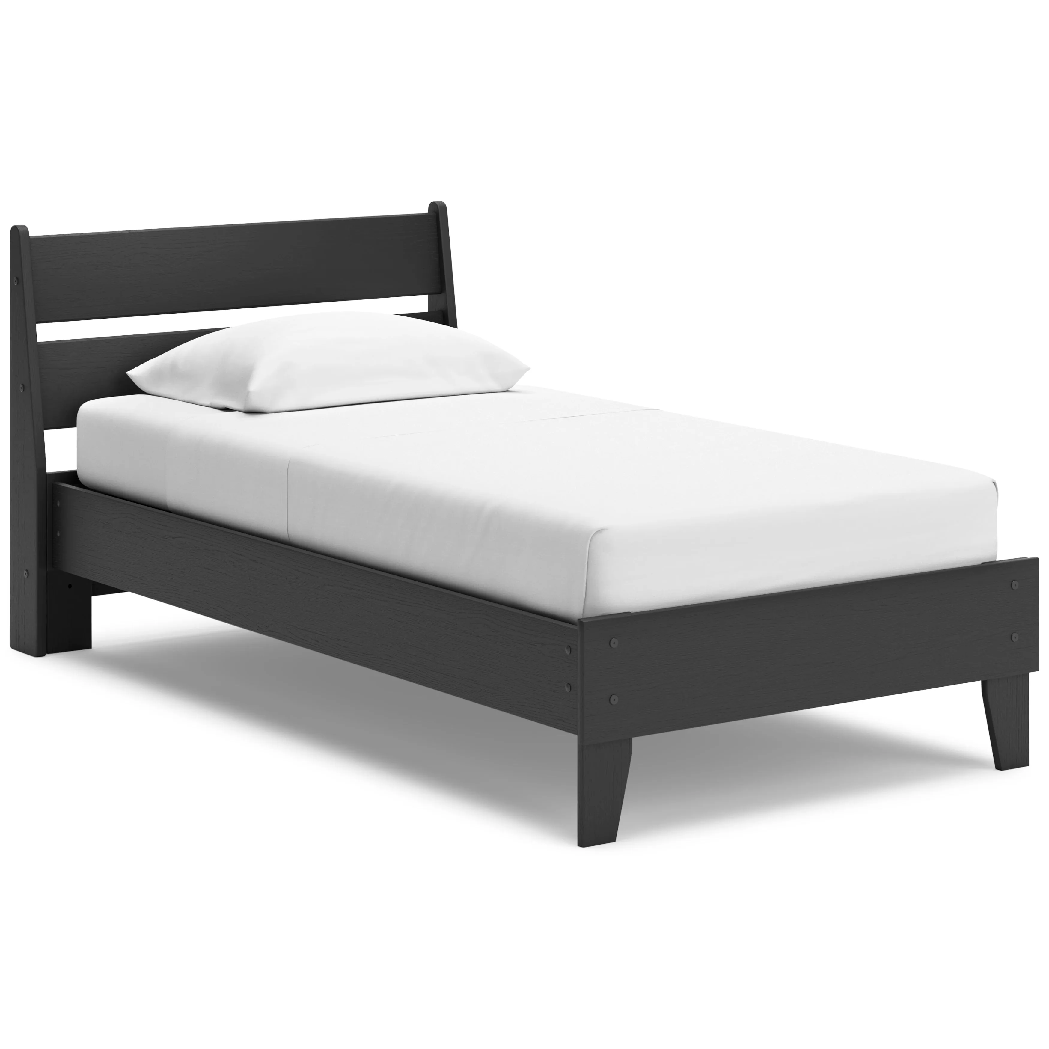 Socalle Twin Platform Bed with Dresser in Black