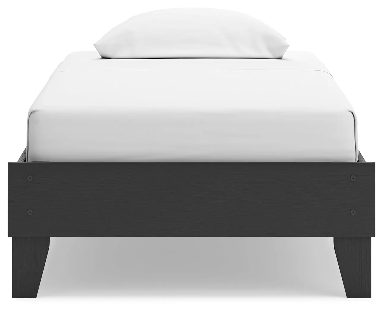 Socalle Twin Platform Bed with Dresser in Black