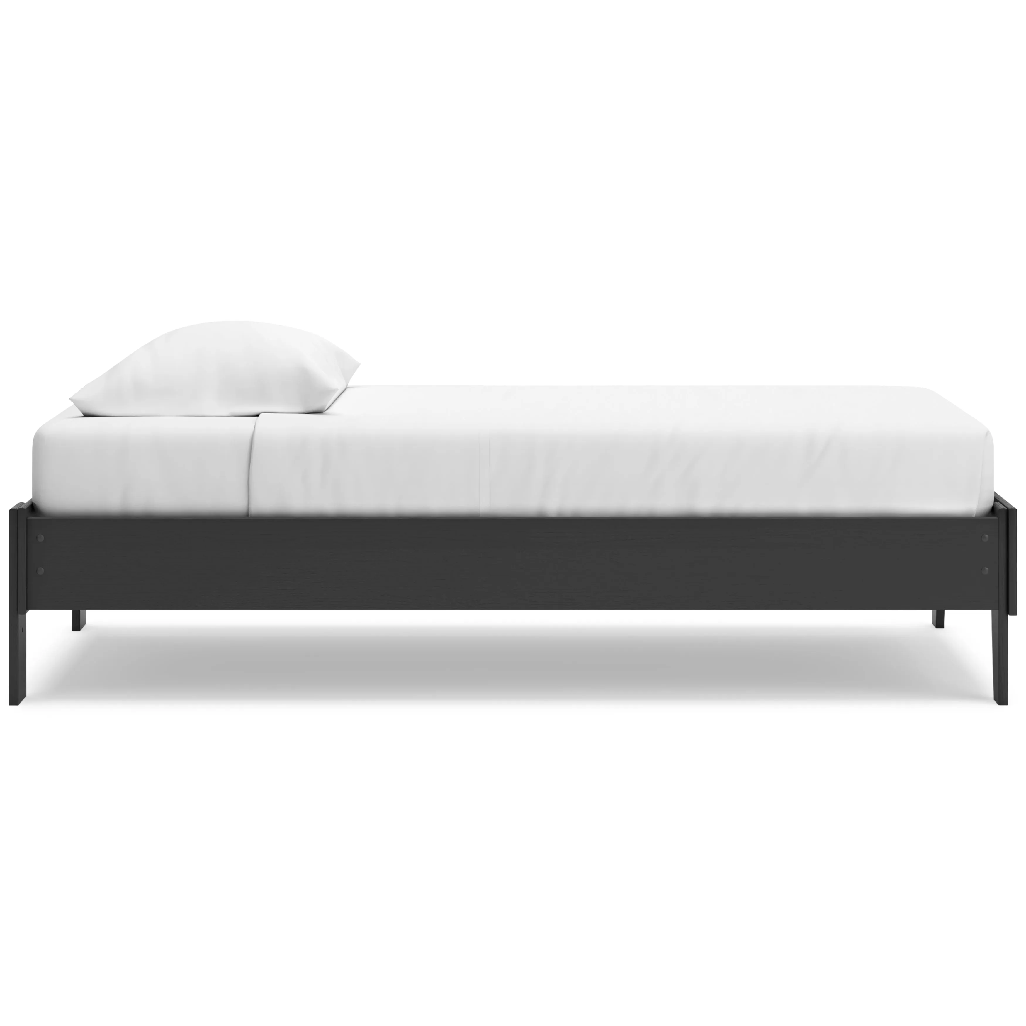 Socalle Twin Platform Bed with Dresser in Black