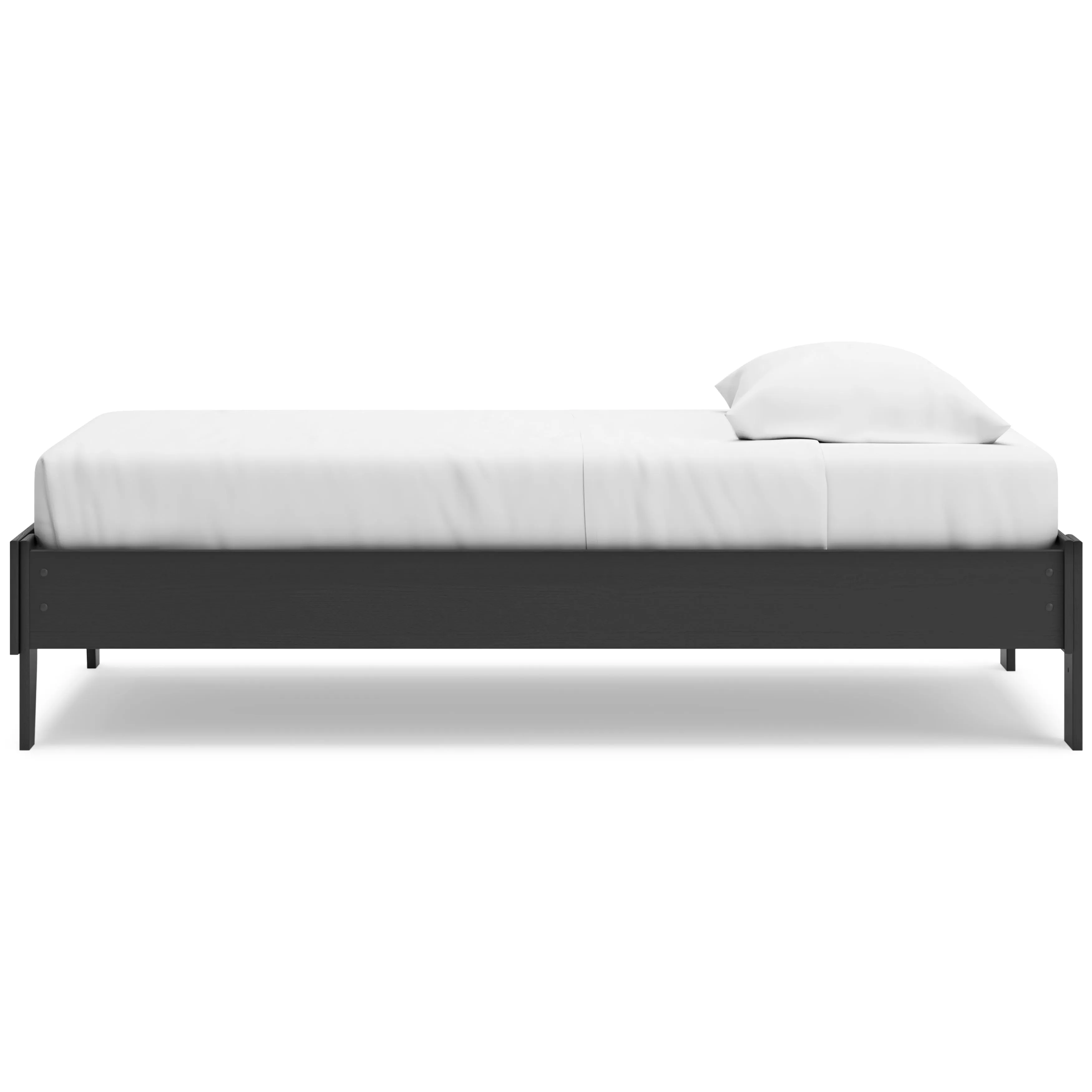 Socalle Twin Platform Bed with Dresser in Black