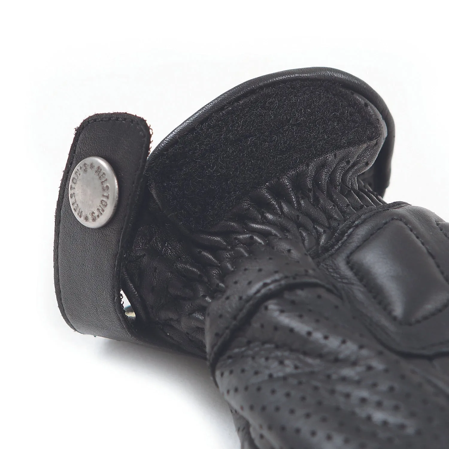 SPEED PRO AIR summer Soft black leather glove