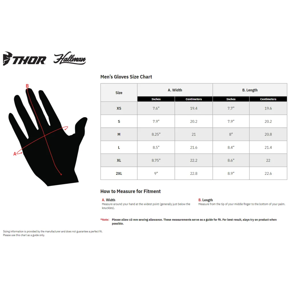Thor 2025 Sportmode MX Gloves